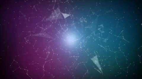 Plexus network Illustrazione stock