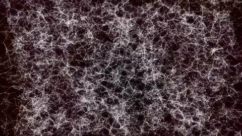 Plexus network increasing effect. Stock Footage 159734605