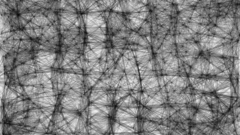 Plexus neurons losing connections. nodes getting destroyed. Stock Footage 159735965