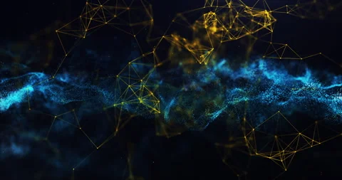 Plexus Particles Background Video stock 247578622