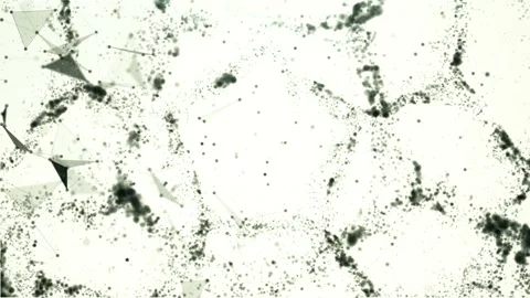 Plexus With Particles White Seamless Loop Stock-Footage 218985693