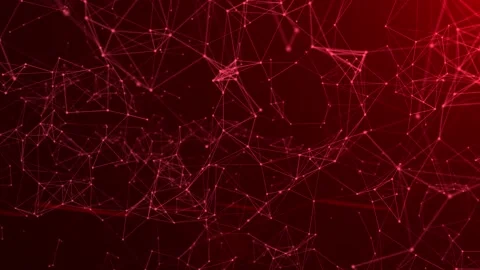 Plexus red lines footage animation. Stock Footage 171348580