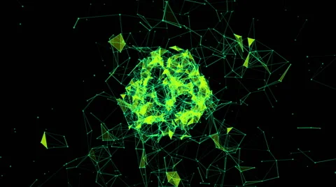 Plexus Space VJ PALNOISE 07 Stock Footage 44784396