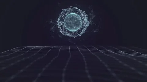 Plexus With Sphere Motion Graphics Pack Stock Footage 249152217