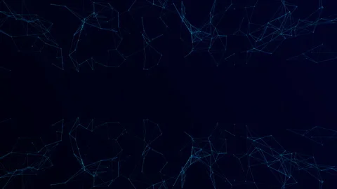 Plexus Structural Data Network Connection, Digital Line Dots Connect Stock Footage 337864720