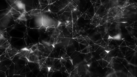 Plexus structure evolving in organic motion. Camera moves in it and changes its Stock Footage 113998919