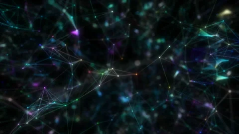 Plexus structure evolving organic motion. Modern illustration. Background Stock Footage 114883475