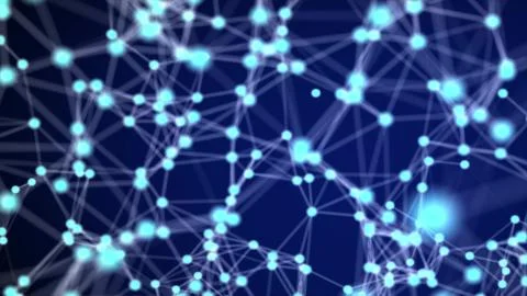 Plexus structure, geometry hexagon connrct, technology, 3d rendering,backgrou Stock Illustration