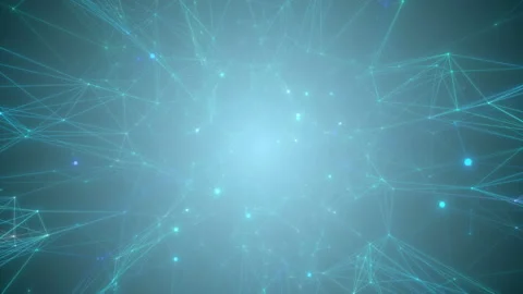 Plexus structure in organic motion. Bound lines and points. Motion graphic and Video stock 117974205