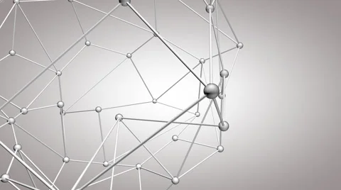 Plexus style abstract technology and science composition Stock Footage 55261949