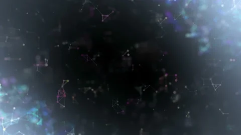 Plexus style dynamic wallpaper. Polygons, lines and dots in organic motion. Stock Footage 114691073