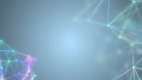 Plexus system abstract bright futuristic polygonal lines connections motion Stock Footage 115070256