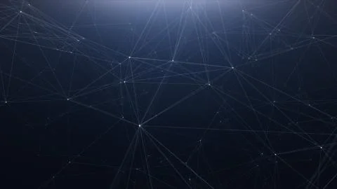 Plexus technology abstract line background Stock-Illustration