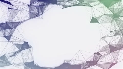 Plexus technology background from animated lines and dots Stock Footage 251582679