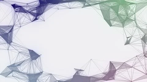 Plexus technology background from animated lines Stock Illustration