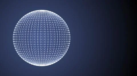 Plexus technology background with connecting lines and dots Stock Illustration