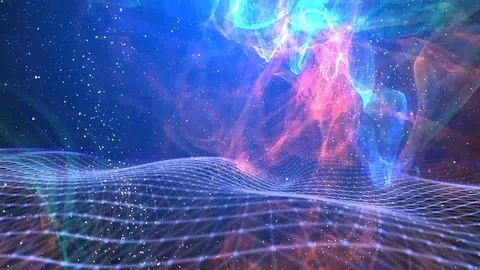 Plexus technology background. Digital data Stock Footage 93674704