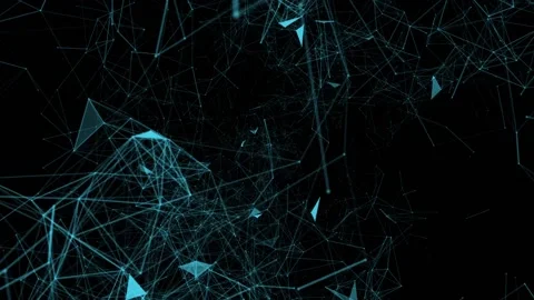 Plexus Technology Lines Stock Footage 220043337