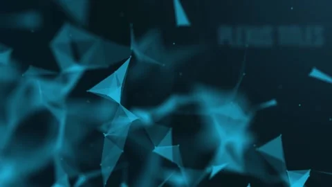 Plexus Titles After Effects stock