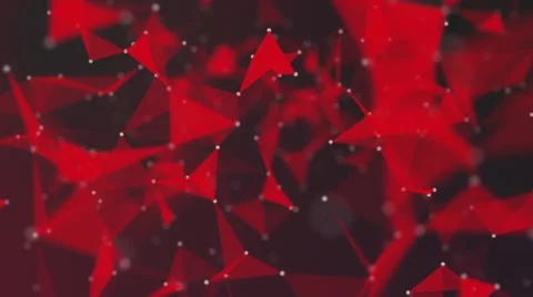 Plexus triangle background Stock Footage 64905883