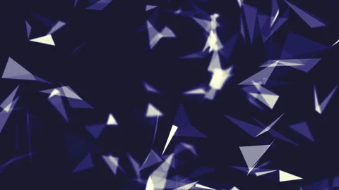 Plexus triangulation scientific futuristic high tech background Video stock 260250495