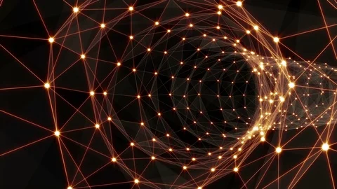 Plexus tube networking. Video stock 88732865