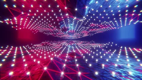 Plexus Tunnel Background Vídeos de archivo 248542389