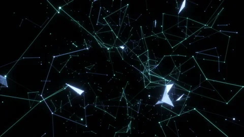 Plexus universe. Abstract digital background. Seamless loop. Stock Footage 101736801