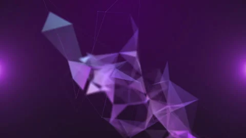 Plexus Violet Stock Footage 158002394