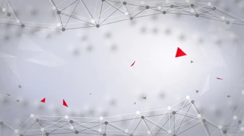 Plexus - White Abstract Stock Footage 60690849