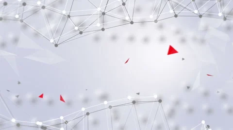 Plexus - White Abstract  Stock Footage 60690964