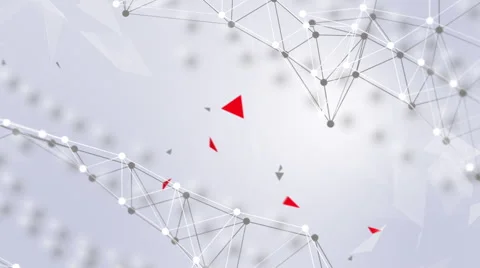 Plexus - White Abstract Stock Footage 60691068