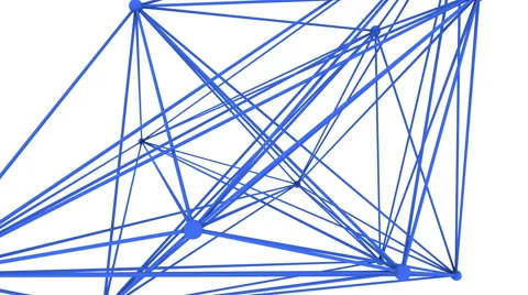 Plexus Wireframe Background. Technologies. Seamless looping Stock Footage 62264549
