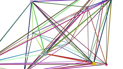 Plexus Wireframe Background. Technologies. Seamless looping Stock Footage 62264712