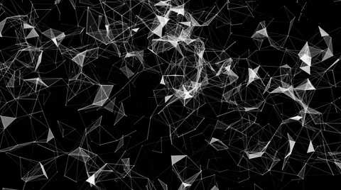 Plexus Wireframe Forms 04 VJ Loops Stock Footage 51861352