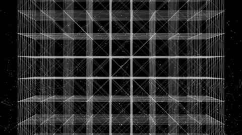 Plexus Wireframe Forms 06 VJ Loops Stock Footage 51861106