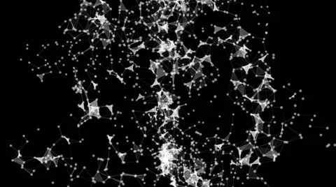 Plexus Wireframe Forms 09 VJ Loops Stock Footage 51861365