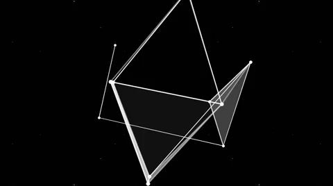 Plexus Wireframe Forms 10 VJ Loops Stock Footage 51861305