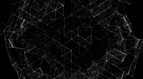 Plexus Wireframe Forms 11 VJ Loops Video stock 51861410