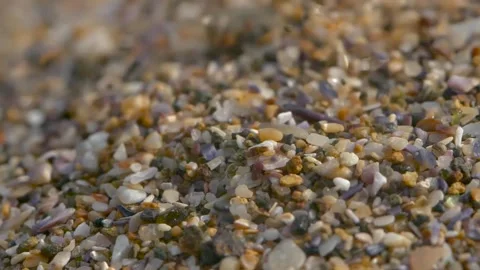 Plie of colorful  tiny stones Stock Footage 140515616