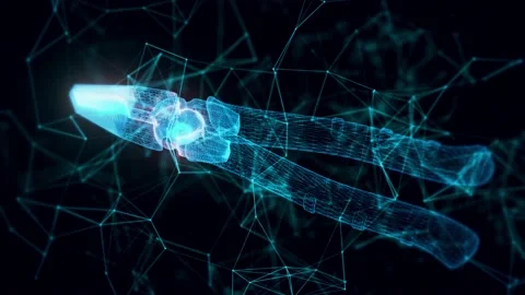 Plier hologram Close up Stock Footage 154839916
