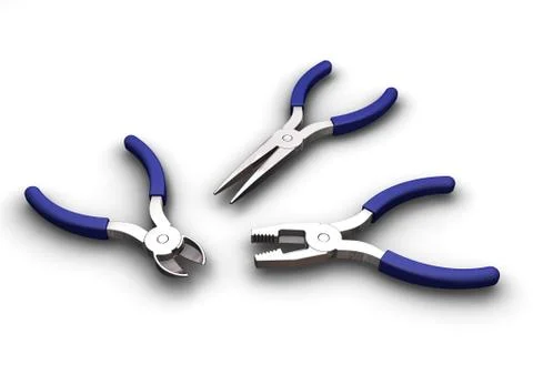 Pliers and cutters Stock Illustration