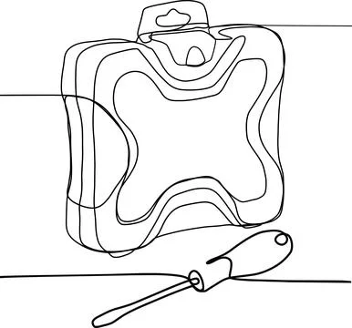 Pliers for craftsmen. Tools on a black and white background. Pliers, articulated Stock Illustration