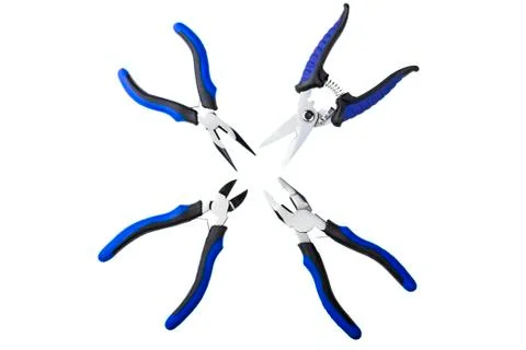 Pliers, cutter, scissors Stock Photos