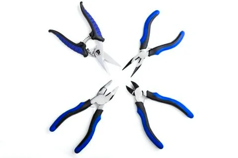 Pliers, cutter, scissors Stock Photos