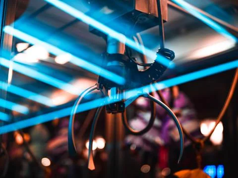Pliers of Funfair Game Stock Photos