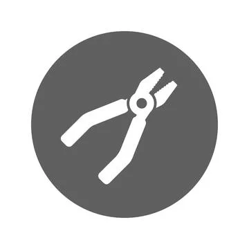 Pliers icon. Stock Illustration