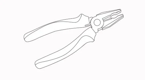 Pliers Illustrazione stock