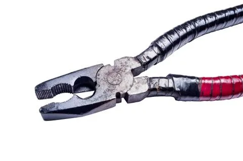 Pliers isolated on a white background Stock Photos