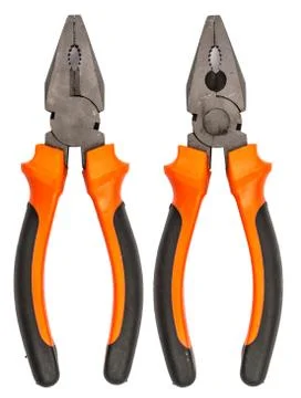 Pliers isolated on white background 스톡 사진